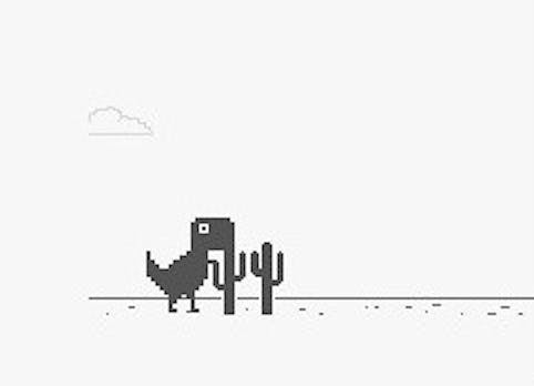 Google-Easteregg: Chrome versüßt Offline-Modus mit knuddeligem Game