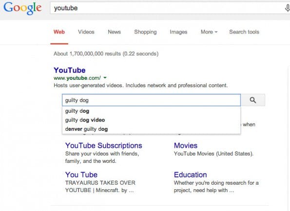 Google lässt euch eure eigene Suchmaschine mittels Schema.org-Markup in die Suchergebnisse integrieren. (Screenshot: Google)