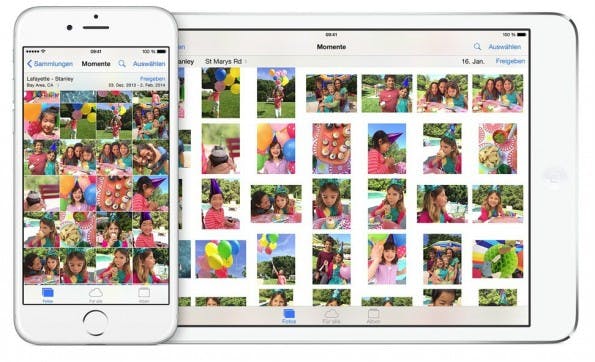 iOS 8 bringt unter anderem viele Neuerungen bei Fotos und der Kamera. (Bild: Apple)