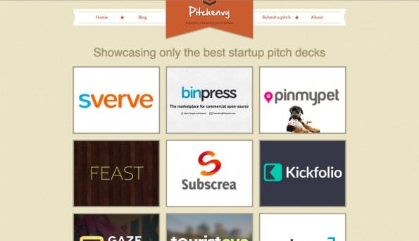 Bei Pitchenvy gibt's die Pitchdecks von Mint und Square. (Screenshot: t3n)