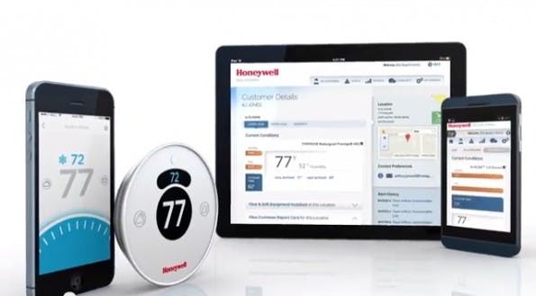Der Klima- und Heizanlagenhersteller Honeywell nutzt intensiv CRM-Systeme zur Kundenbindung.(Screenshot: Honeywell)