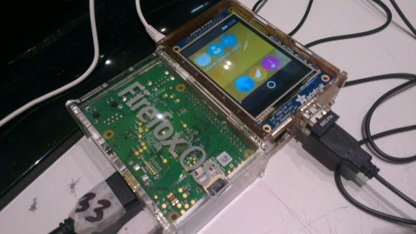 Firefox OS auf dem Raspberry Pi. (Foto: Richard King)