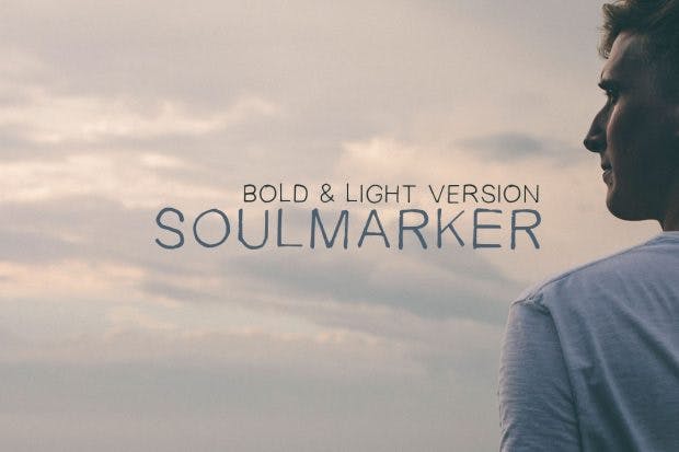 Soulmarker ist ein ungewöhnlicher Handschriften-Font. (Grafik: Syed Faraz Ahmad)