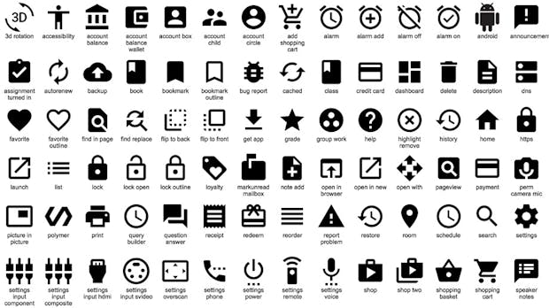 Material Design: Google veröffentlicht 750 kostenfreie SVG-Icons