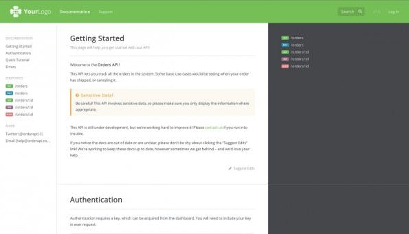 Mit Readme.io könnt ihr schnell Online-Dokumentationen erstellen. (Screenshot: Readme.io)