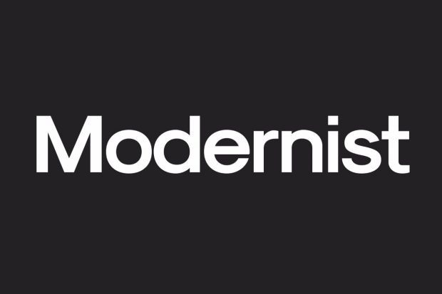 Modernist dürfte all jenen gefallen, die einen minimalistischen Font suchen. Leider ist der Font nur für Printprojekte kostenlos. Für den Einsatz in Web-Projekten wird eine Gebühr fällig. (Grafik: Sean Kane)