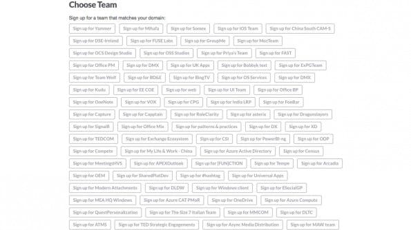 Slack: Ohne Anmeldung könnt ihr die bestehenden Teams eines Unternehmens einsehen. (Screenshot: Slack)