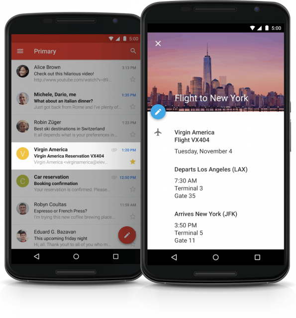 Googles Kalender-App im neuen Design und mit neuen Funktionen. (Bild: Google)