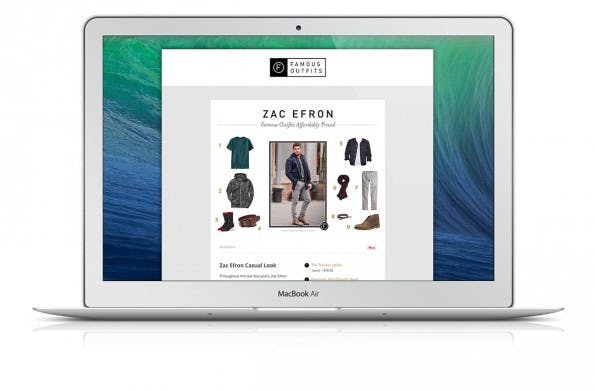Dies ist die Original-Website, mit der wir online gingen.