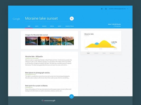 Material Design: MaterialUp serviert euch schicke Beispiele für den Einsatz von Googles neuer Designsprache. (Grafik: Aurélien Salomon / MaterialUp)