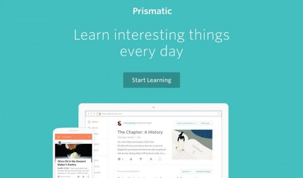 Ein weiterer News-Aggregator, der sich stark personalisieren lässt. (Screenshot: getprismatic.com)