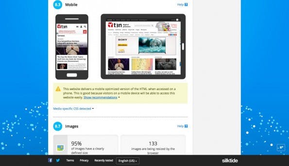 Ein Test eurer Website mit Nibbler kann sich rentieren. (Screenshot: Nibbler)