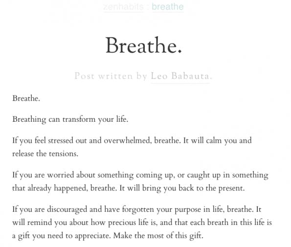 Zen Habits