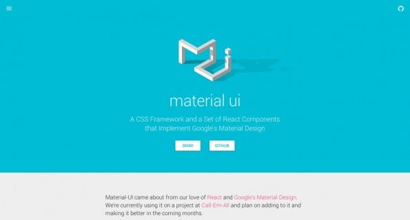 Material Design: Neben Bootstrap-Templates gibt es auch schon verschiedene CSS-Frameworks im Material-Design-Look. (Screenshot: Materialize)