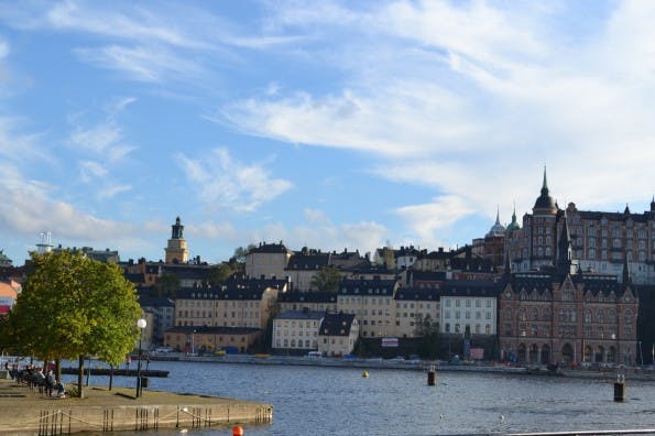 Blick auf den Stadtteil Södermalm von der Insel Riddarsholm aus. (Foto: Jochen G. Fuchs)