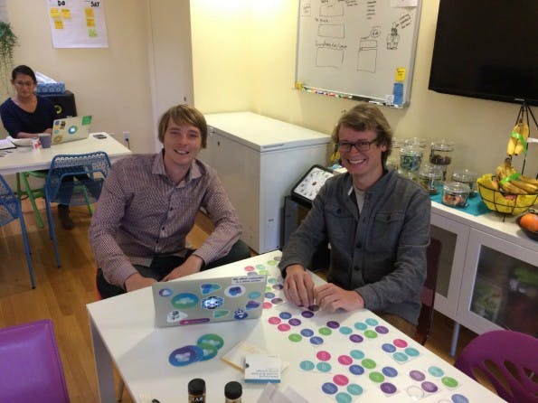 Mesosphere-Gründer Florian Leibert und Tobias Knaup (v.l.). (Foto: t3n)