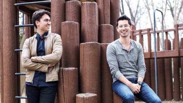 Zusammen mit David Byttow (links) hat Chrys-Bader-Wechseler (rechts) Secret gegründet. Jetzt verlässt er das Startup. (Foto: Secret)