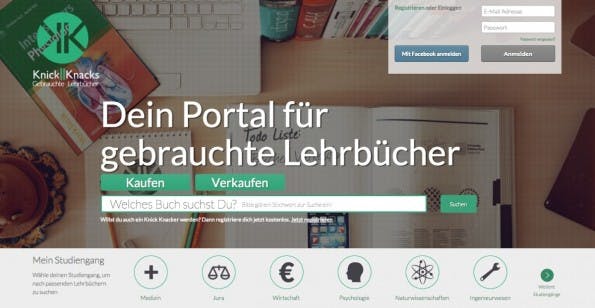 Dank StartupBrett zum SZ-Online-Artikel? Zeitlich fallen die Veröffentlichung des Startups Knick Knacks auf dem Portal und die dpa-Meldung jedenfalls zusammen. (Screenshot: Knick Knacks)