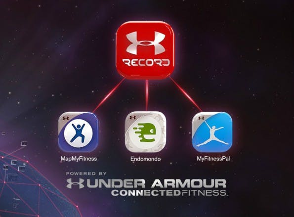 Neue Fitness-Apps im Under-Armour-Netzwerk. (Grafik: MyFitnessPal)