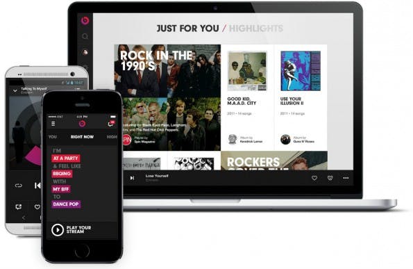 Beats Music: Statt eigenständiger Apps will Apple den Streaming-Dienst tief in seinem Ökosystem verankern. (Foto: Beats Music)