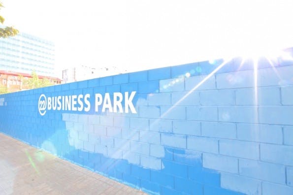 Der Business-Park 22@ in Barcelona. (Foto: Felicitas Hackmann)