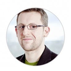 René Maudrich von Fastbill, derzeit 21 Mitarbeiter.
