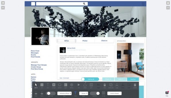 Prototyping-Tool: Mit Weld erstellt ihr in kurzer Zeit klickbare, responsive Prototypen. (Screenshot: Weld.io)