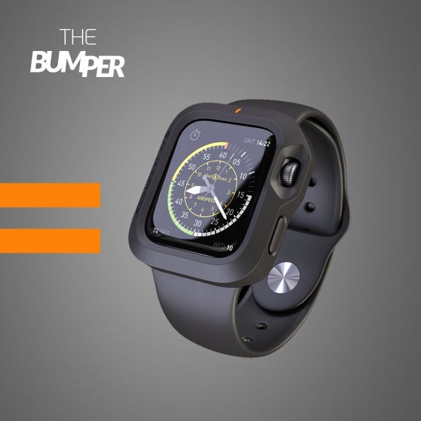 Apple-Watch-Zubehör: The Bumper wird über Indiegogo verkauft. (Grafik: The Bumper)
