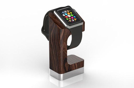 So schick könntet ihr eure Apple Watch aufladen. (Foto: DodoCase)