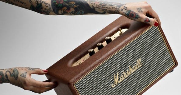 Der Stanmore von Marshall erinnert mit seinem Retro-Design an Bühnentechnik des Herstellers. (Foto: Marshall)