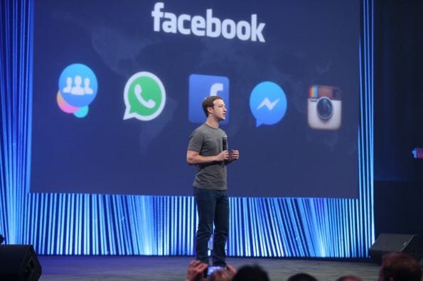 Facebook-Gründer Mark Zuckerberg auf der Entwicklerkonferenz f8 in San Francisco. (Foto: Facebook)