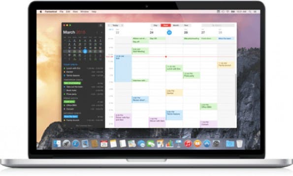Fantastical 2 für Mac im neuen Gewand. (Screenshot: t3n)