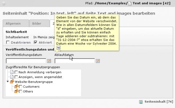 Immer noch häufig im Einsatz: TYPO3 CMS 4.5. (Screenshot: TYPO3.org)