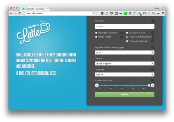 (Screenshot: t3n/ Search Latte)