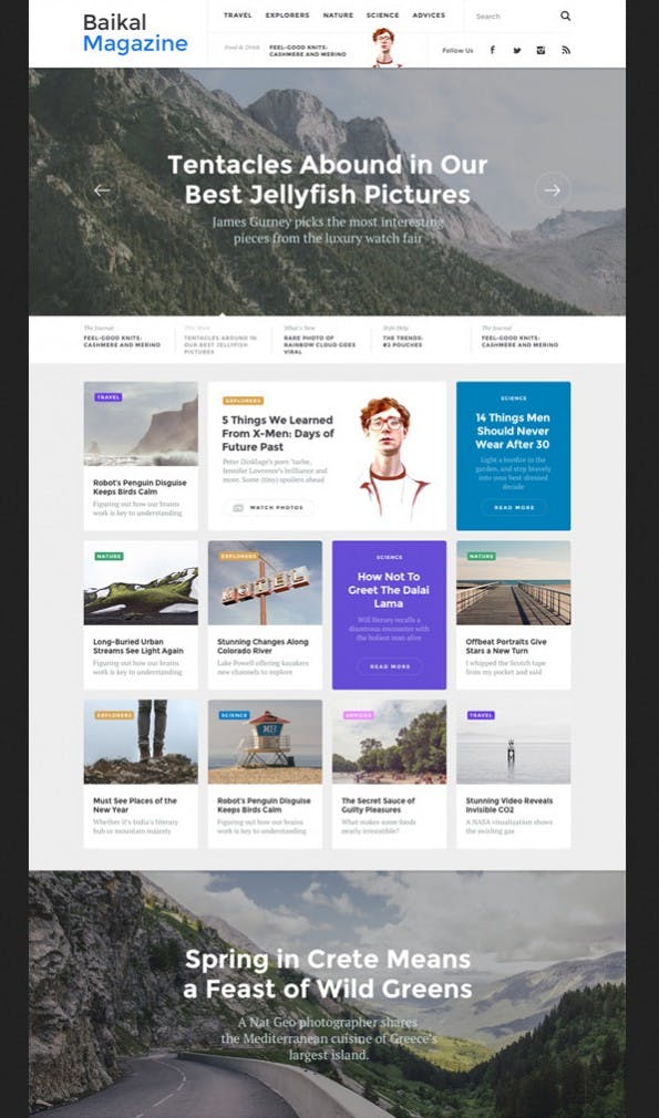 E-Commerce UI-Elemente im „Baikal“-Kit (Screenshot: graphicburger.com).