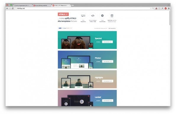 HTML5 CSS Templates 8