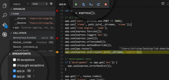 Microsofts Visual Studio Code sieht optisch nett aus und bringt grundlegende Features wie Auto-Vervollständigung und Snippet-Support mit. (Quelle: Microsoft)