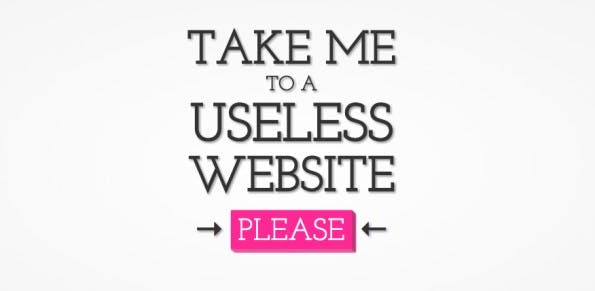 Prokrastination leicht gemacht: The Useless Web.
