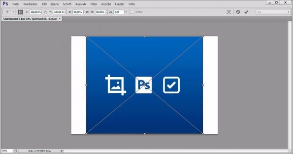 Bilder in Photoshop platzieren