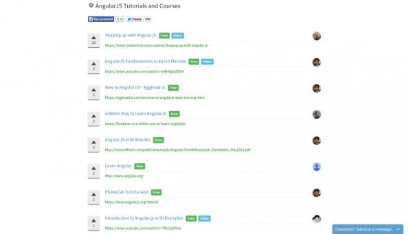 Hackr.io hilft euch dabei, die besten Tutorials und Online-Kurse zu finden. (Screenshot: Hackr.io)
