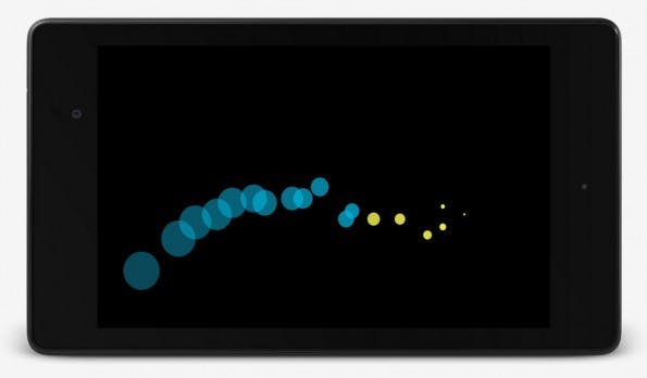 Mit der Shwoosh-App könnt ihr eure Präsentationen mittels Handbewegungen steuern. (Screenshot: Play-Store)