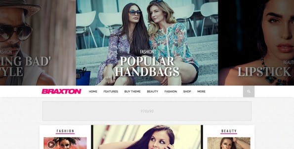 WordPress-Theme für Fashion-Blog (Screenshot: mvpthemes.com)