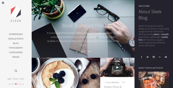 WordPress-Theme für Food-Blogger (Screenshot: korra.io)