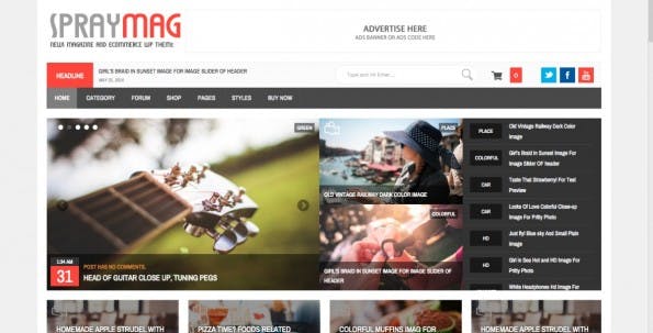 WordPress-Theme für News-Portal (Screenshot: wordpresssmart.com)