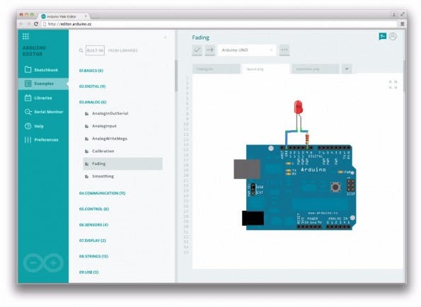 Auch mit Schaltbildern und Schemata soll Arduino Create umgehen können. (Quelle: Arduino)
