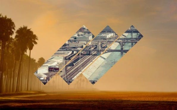 Polyscape-Wallpaper waren vergangenen Monat der Trend auf Reddit. (Grafik: /r/polyscapes)