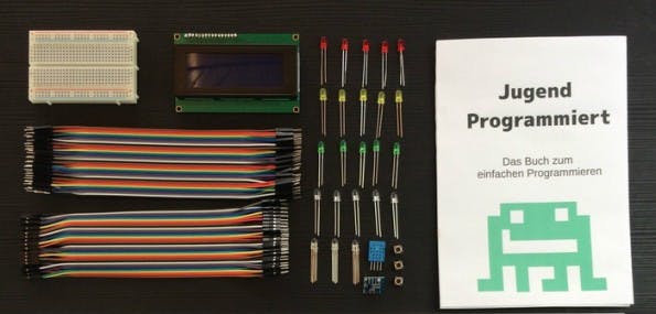 Starter-Kit verspricht „einen spannenden Start mit dem Coden“. (Foto: Jugend Programmiert/Kickstarter)
