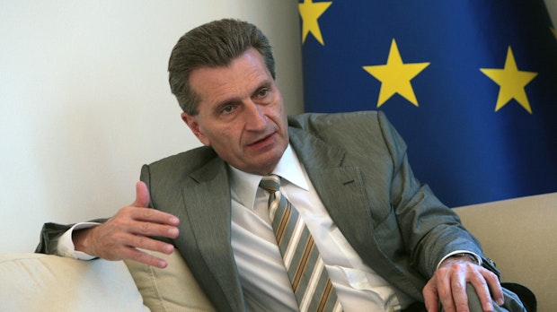 Günther Oettinger und das Leistungsschutzrecht: „Das ist ein Witz, oder?“