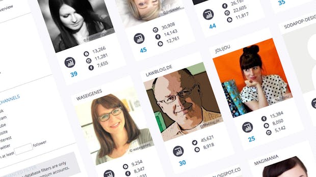Influencer.db: Hier findest du Instagram-Influencer für deine Marketing-Kampagne