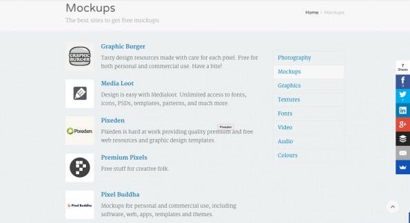 Fotos, Grafiken, Videos und mehr: Auf Makerbook findet ihr kostenlose Design-Ressource. (Screenshot: Makerbook)